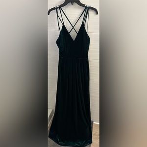 Lucy Paris emerald green prom dress size XS